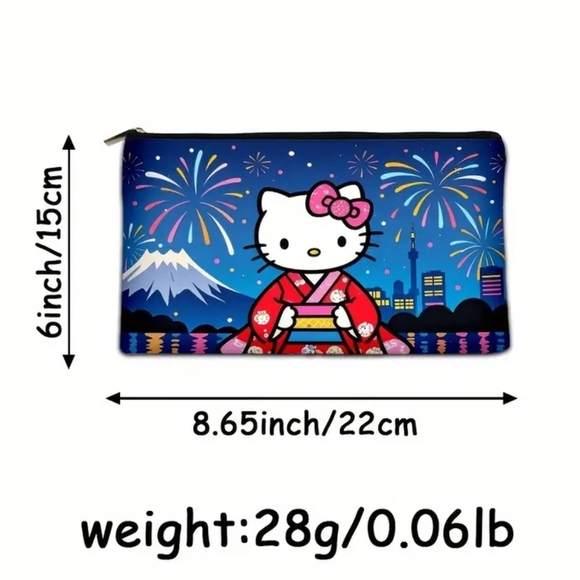 Hello Kitty Fireworks Cosmetics Bag - Picture 3 of 3